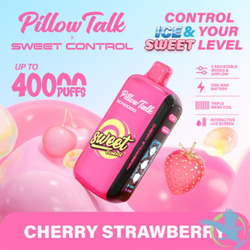 Pillow Talk Sweet Control SC40000 Puffs 20ML Disposable Device With Ice & Sweet Control - Display of 5 - Image 3